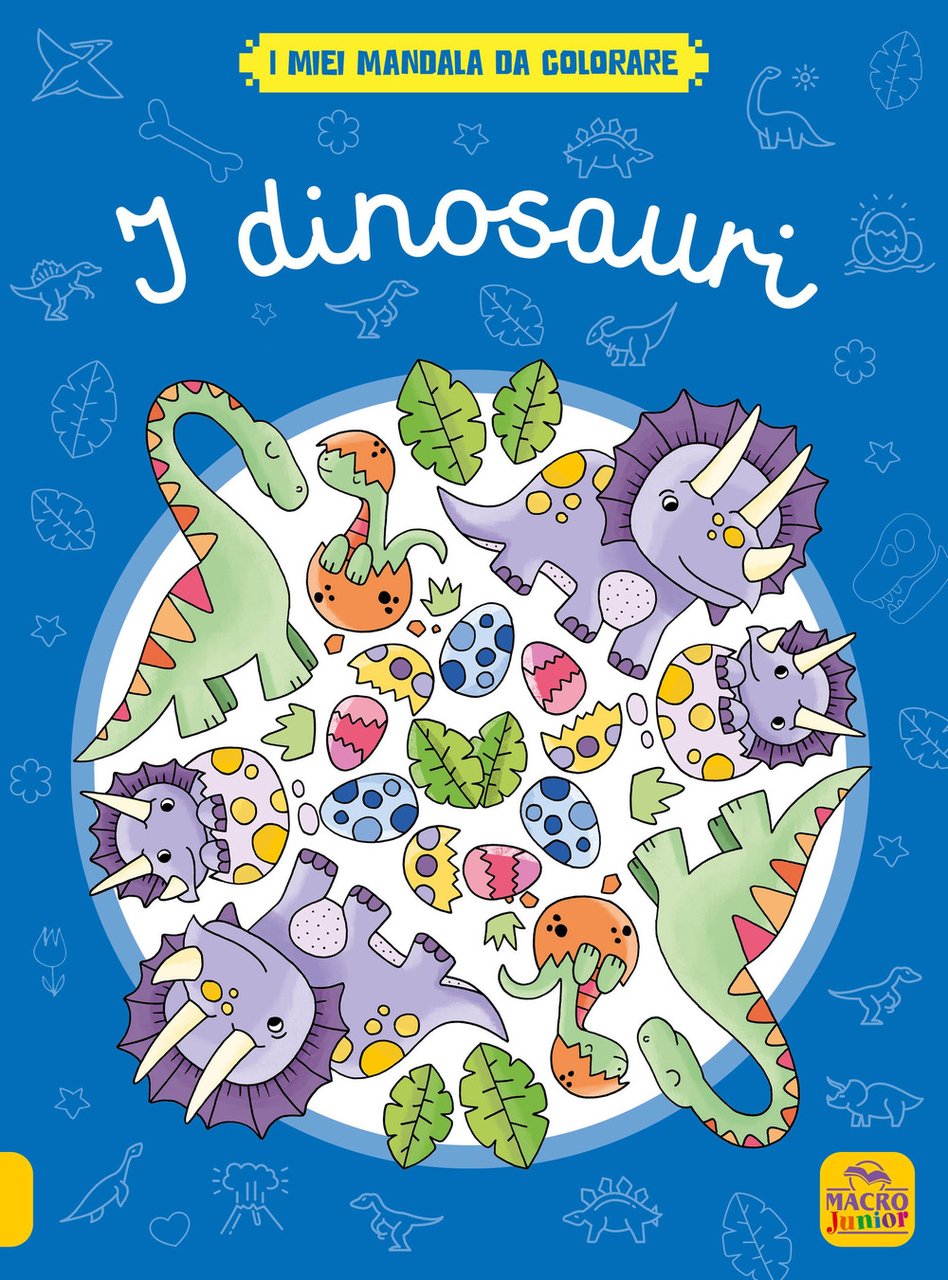 I dinosauri. I miei mandala da colorare. Ediz. illustrata | Immagine principale