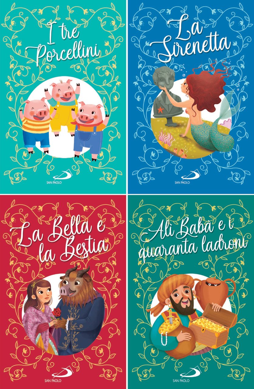 I tre porcellini-La sirenetta-La Bella e la bestia-Alì Babà e …