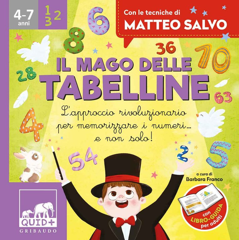 Il mago delle tabelline. L'approccio rivoluzionario per memorizzare i numeri. e non solo! Con le tecniche di Matteo Salvo. Ediz. a colori. Con 32 Carte