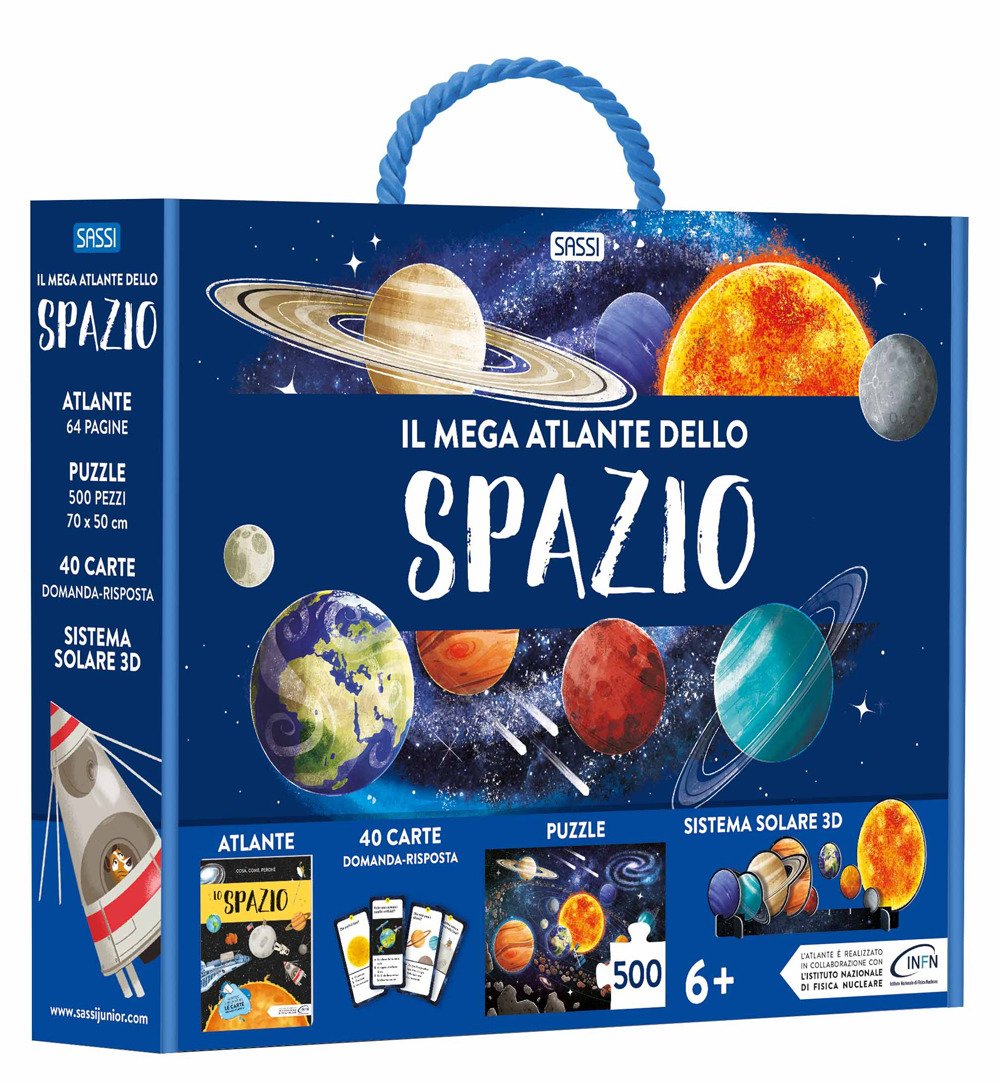 Il mega-atlante dello spazio. Nuova ediz. Con puzzle. Con 40 … | Immagine principale
