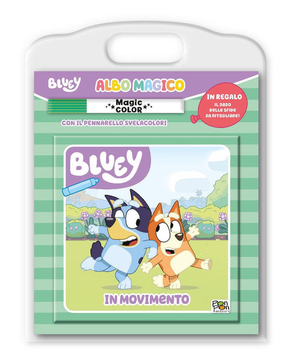 In movimento. Bluey. Albo magico. Ediz. a colori. Con dado …