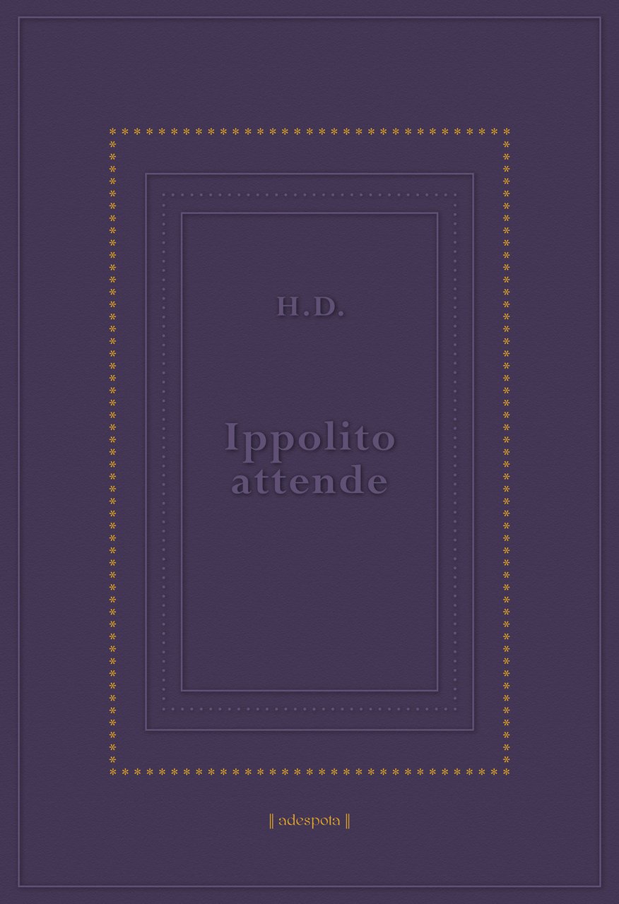 Ippolito attende. Testo inglese a fronte | Immagine principale