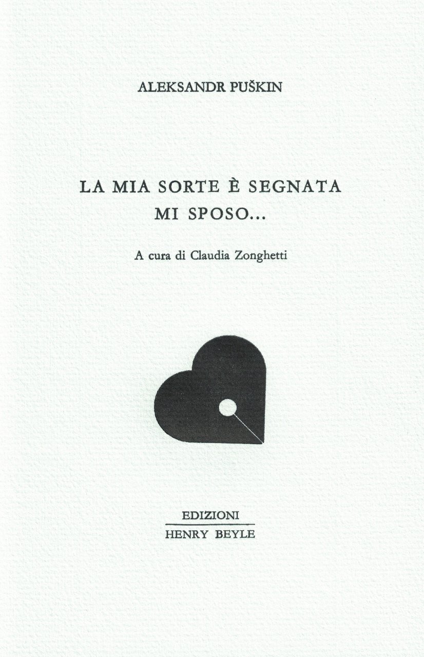 La mia sorte è segnata mi sposo. | Immagine principale