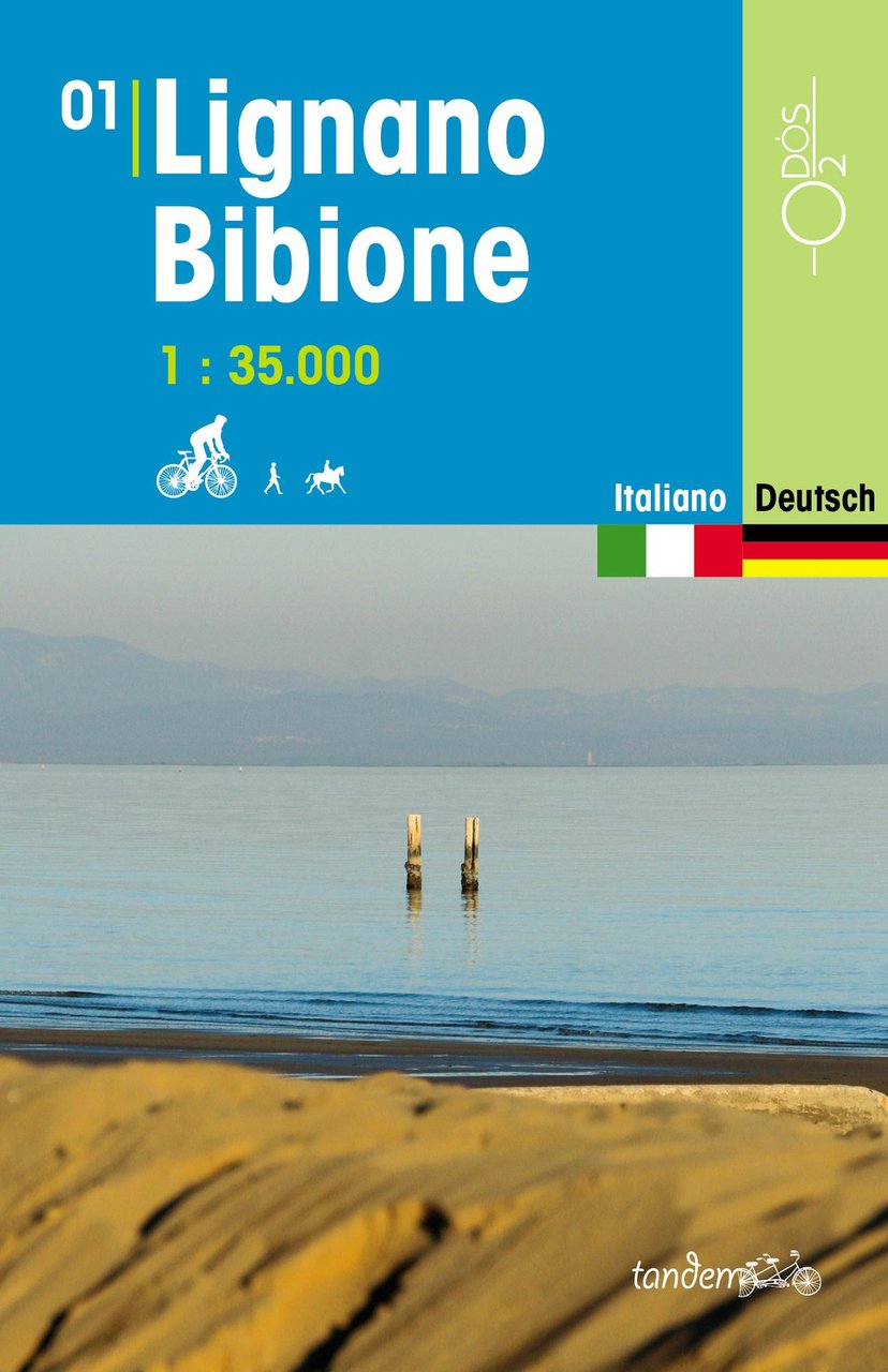 Lignano, Bibione 1:35.000. Ediz. multilingue. Con Carta geografica ripiegata | Immagine principale