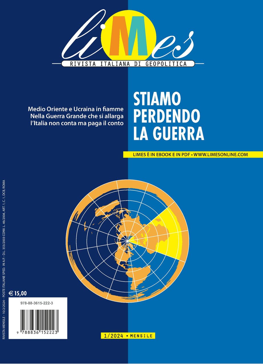 Limes. Rivista italiana di geopolitica (2024). Vol. 1: Medio Oriente …