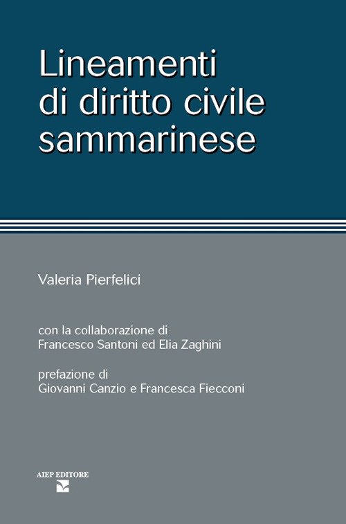 Lineamenti di diritto civile sammarinese | Immagine principale
