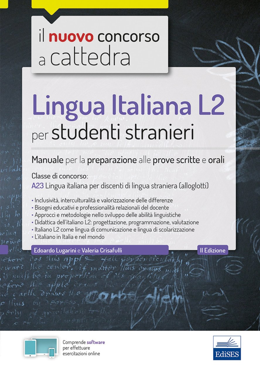 Lingua italiana L2 per studenti stranieri. Manuale per la preparazione … | Immagine principale