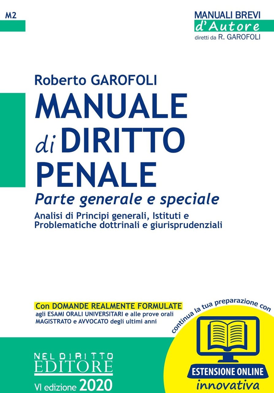 Manuale di diritto penale. Parte generale e speciale. Con Contenuto …