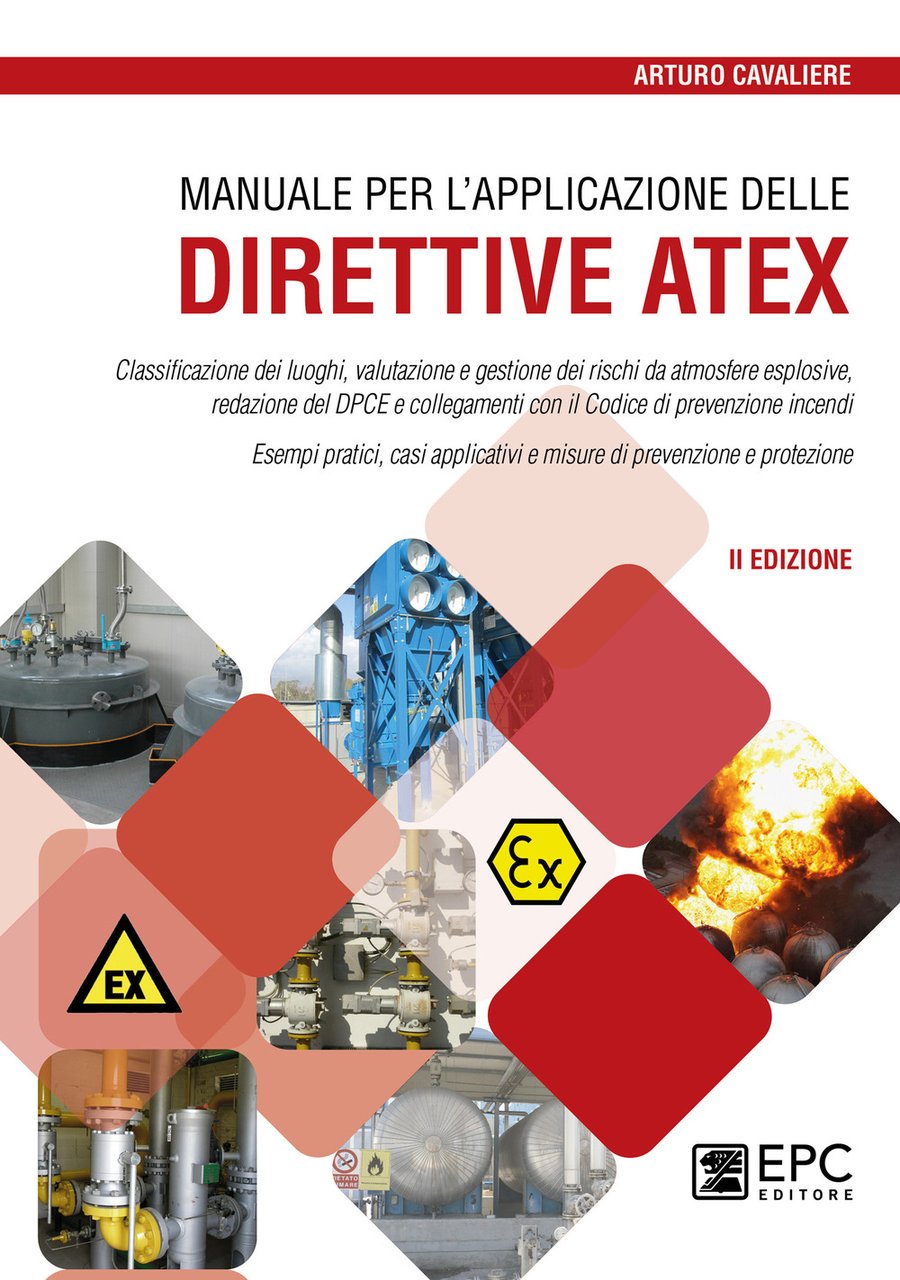 Manuale per l'applicazione delle direttive ATEX. Classificazione dei luoghi, valutazione … | Immagine principale