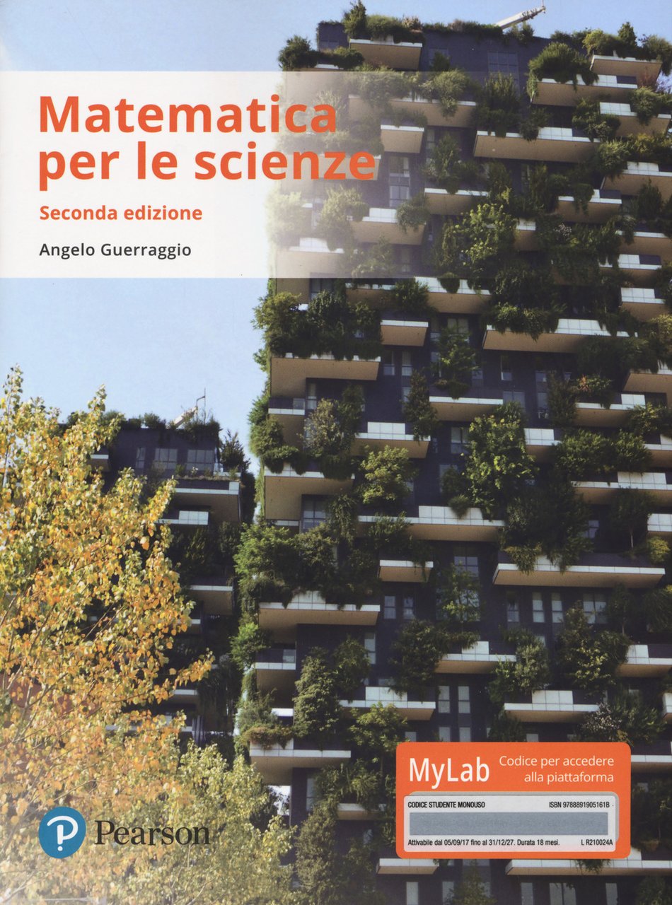 Matematica per le scienze. Ediz. mylab. Con Contenuto digitale per … | Immagine principale