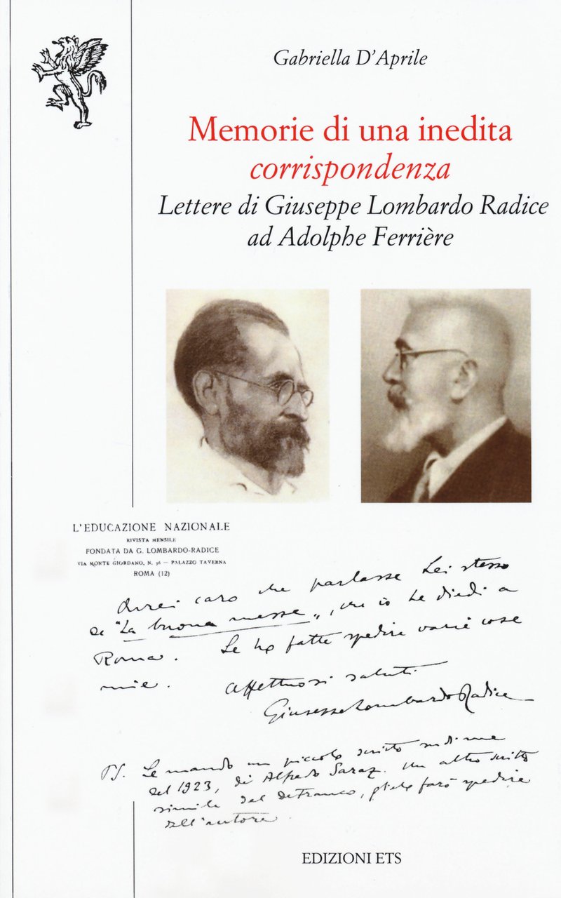 Memorie di una inedita corrispondenza. Lettere di Giuseppe Lombardo Radice …