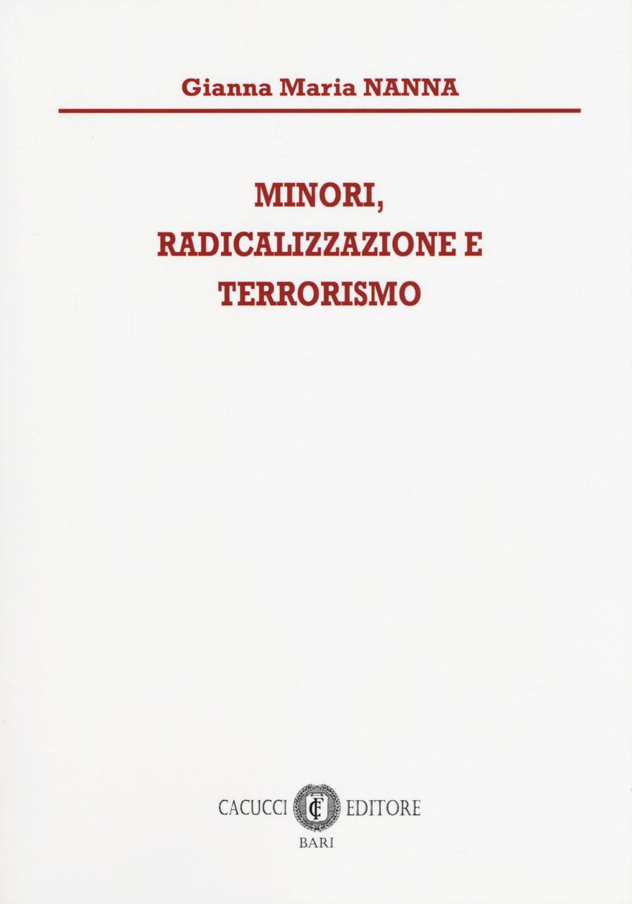 Minori, radicalizzazione e terrorismo