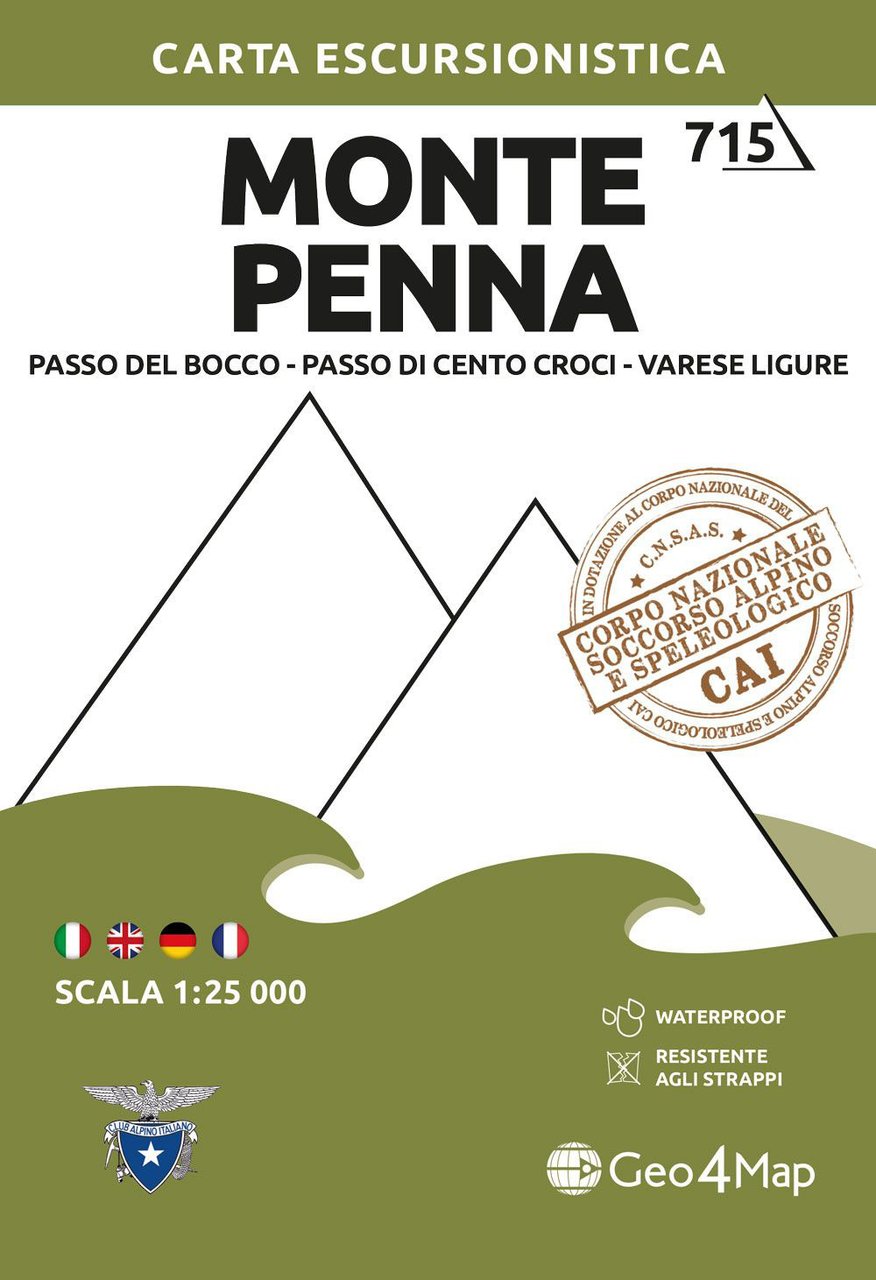 Monte Penna. Passo del Bocco, Passo di Cento Croci, Varese …