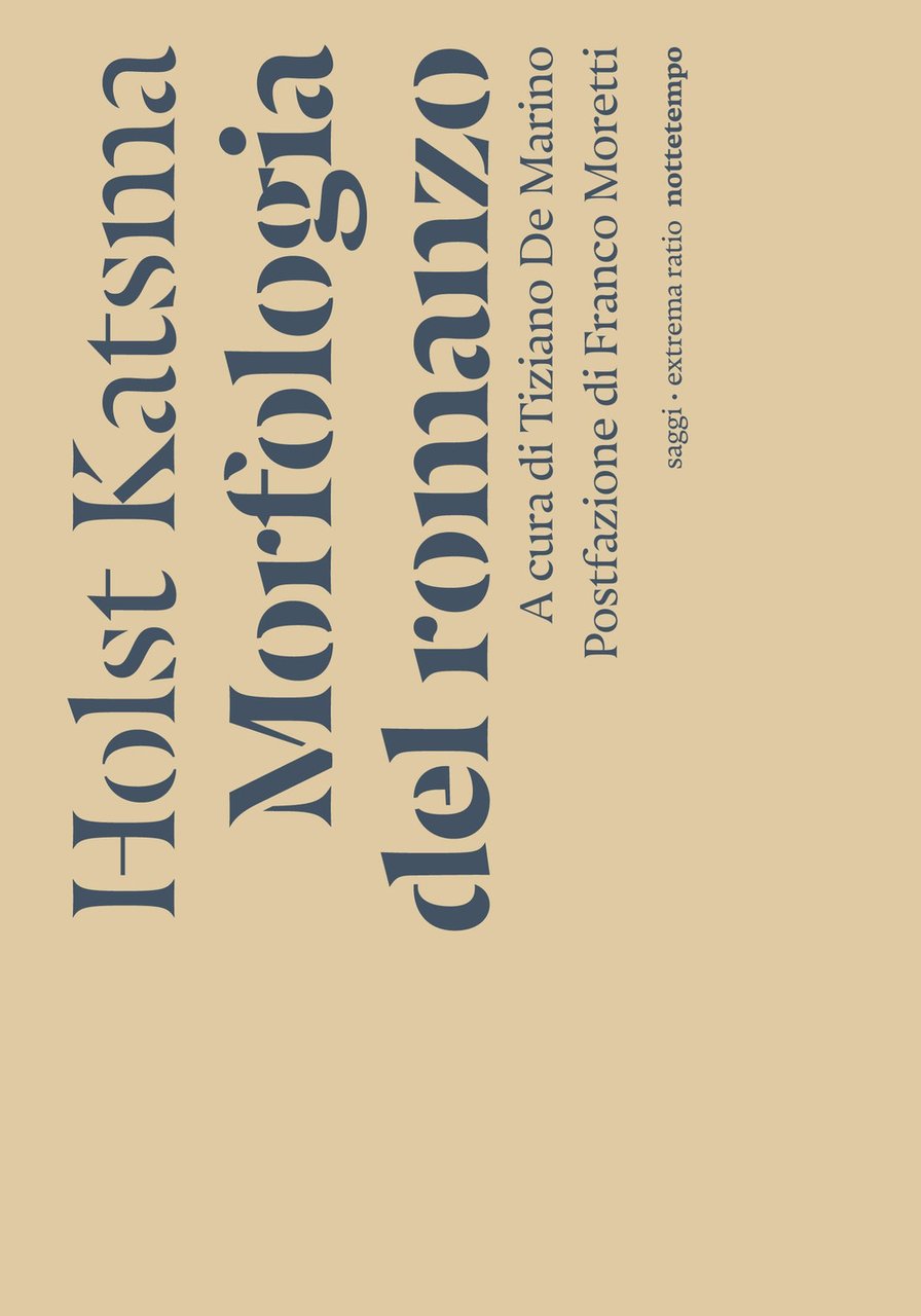 Morfologia del romanzo | Immagine principale