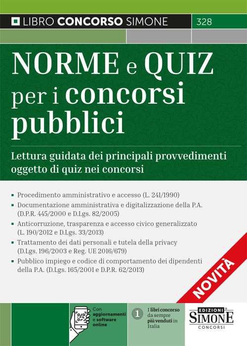 Norme e quiz per i concorsi pubblici. Lettura guidata dei …