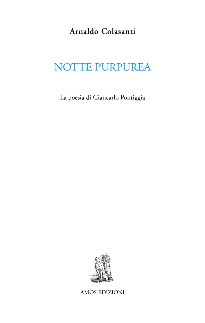Notte purpurea. La poesia di Giancarlo Pontiggia | Immagine principale