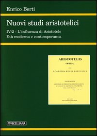 Nuovi studi aristotelici. Ediz. multilingue. Vol. 4/2: L'influenza di Aristotele. … | Immagine principale