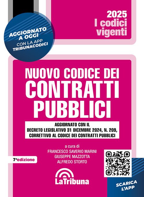 Nuovo codice dei contratti pubblici. Con App Tribunacodici | Immagine principale