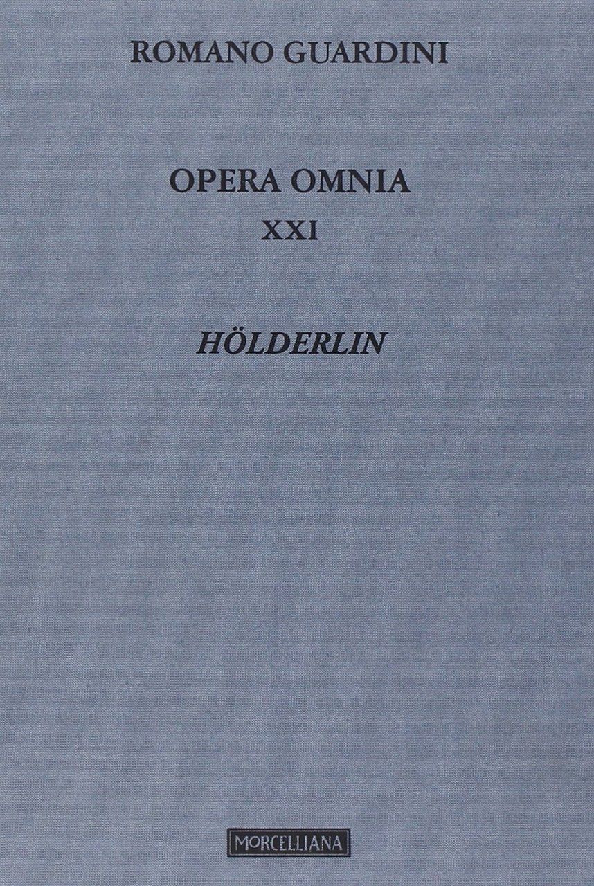 Opera omnia. Vol. 21: Hölderlin | Immagine principale