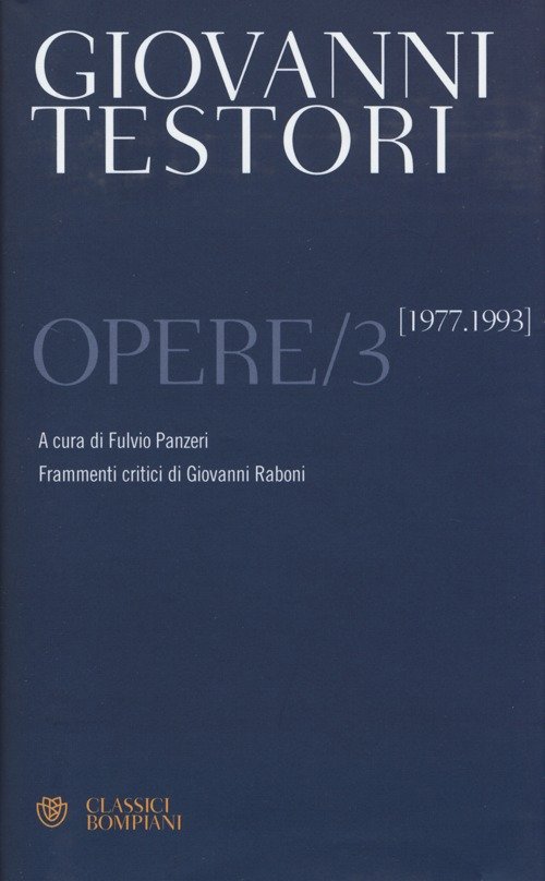 Opere. Vol. 3: 1977-1993