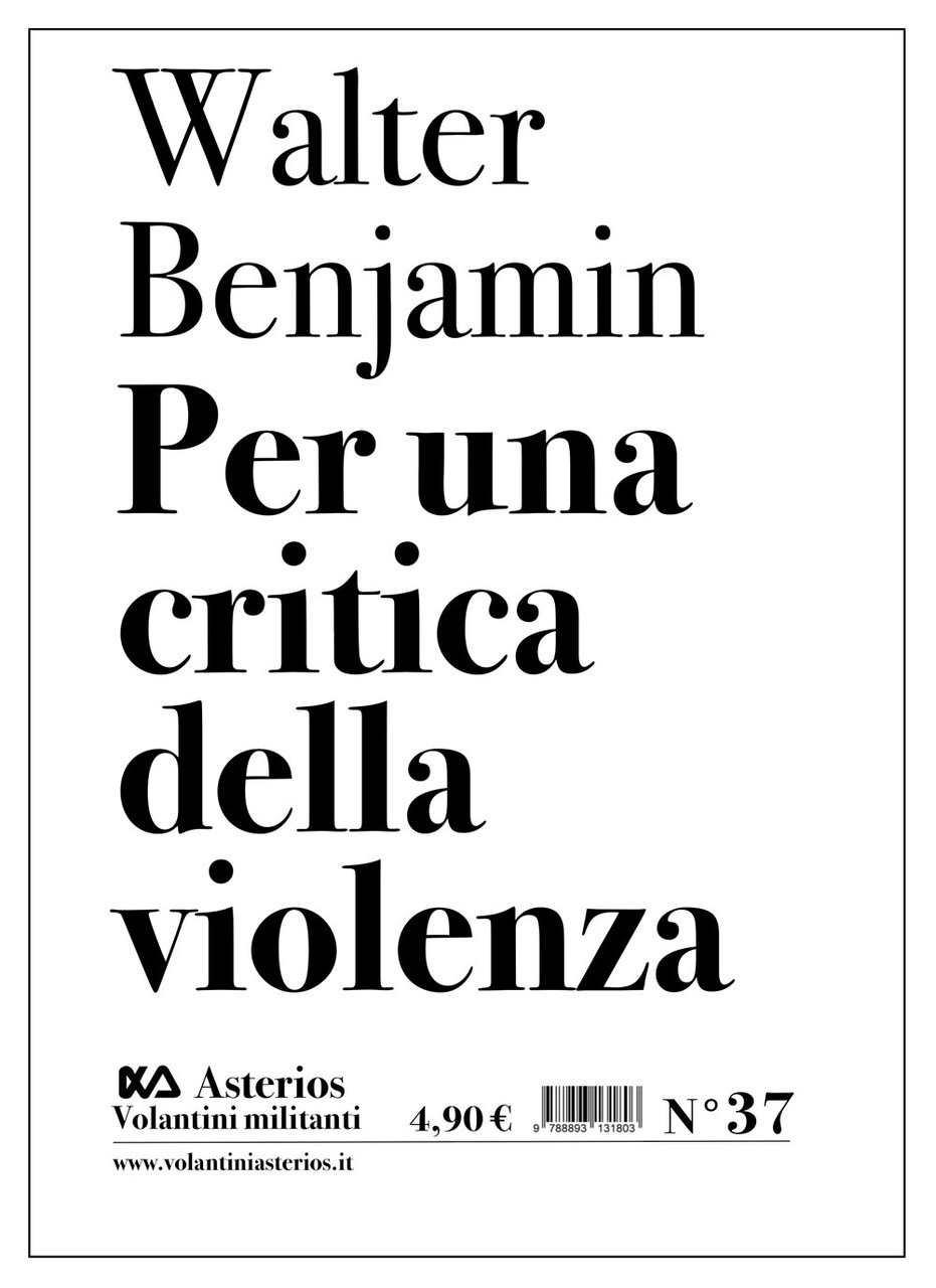 Per una critica della violenza | Immagine principale