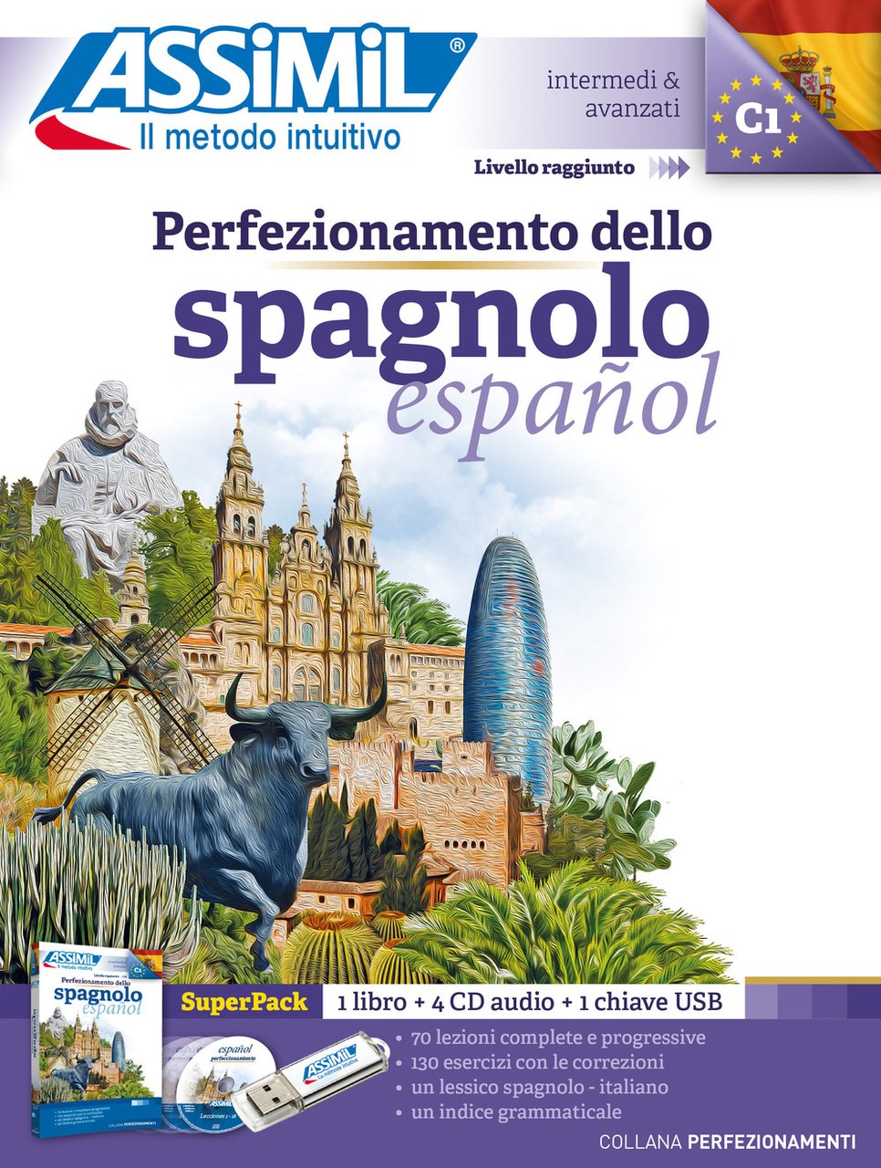 Perfezionamento dello spagnolo. Con 4 CD-Audio. Con audio MP3 su … | Immagine principale
