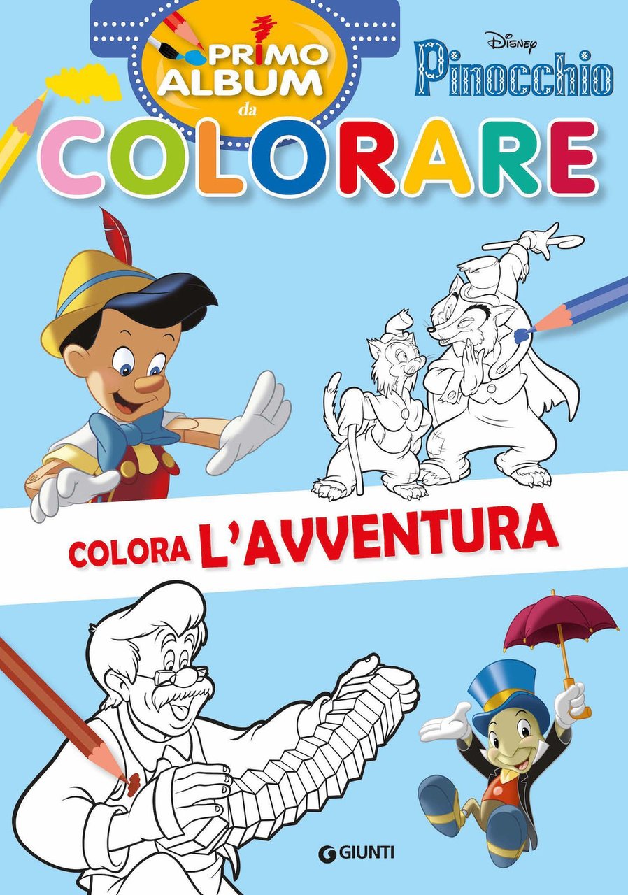 Pinocchio. Colora l'avventura. Ediz. a colori | Immagine principale