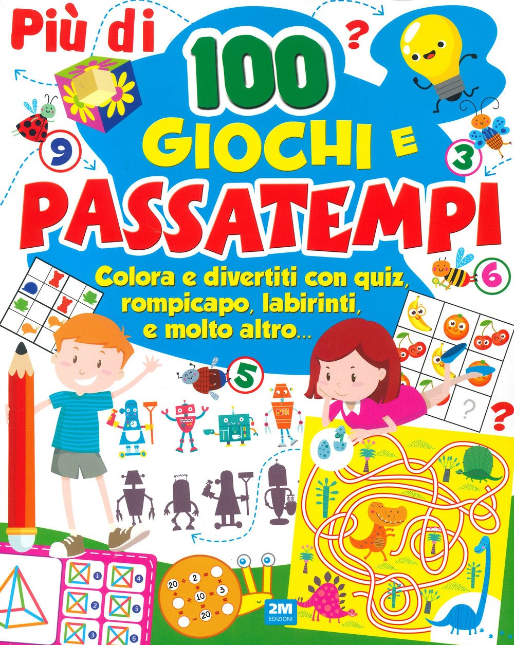 Più di 100 giochi e passatempi. Colora e divertiti con …