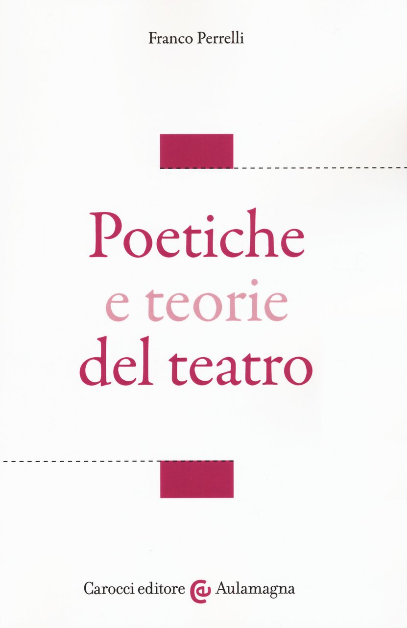 Poetiche e teorie del teatro | Immagine principale