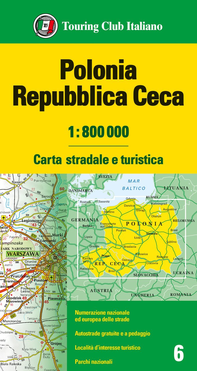 Polonia. Repubblica Ceca 1:800.000 | Immagine principale