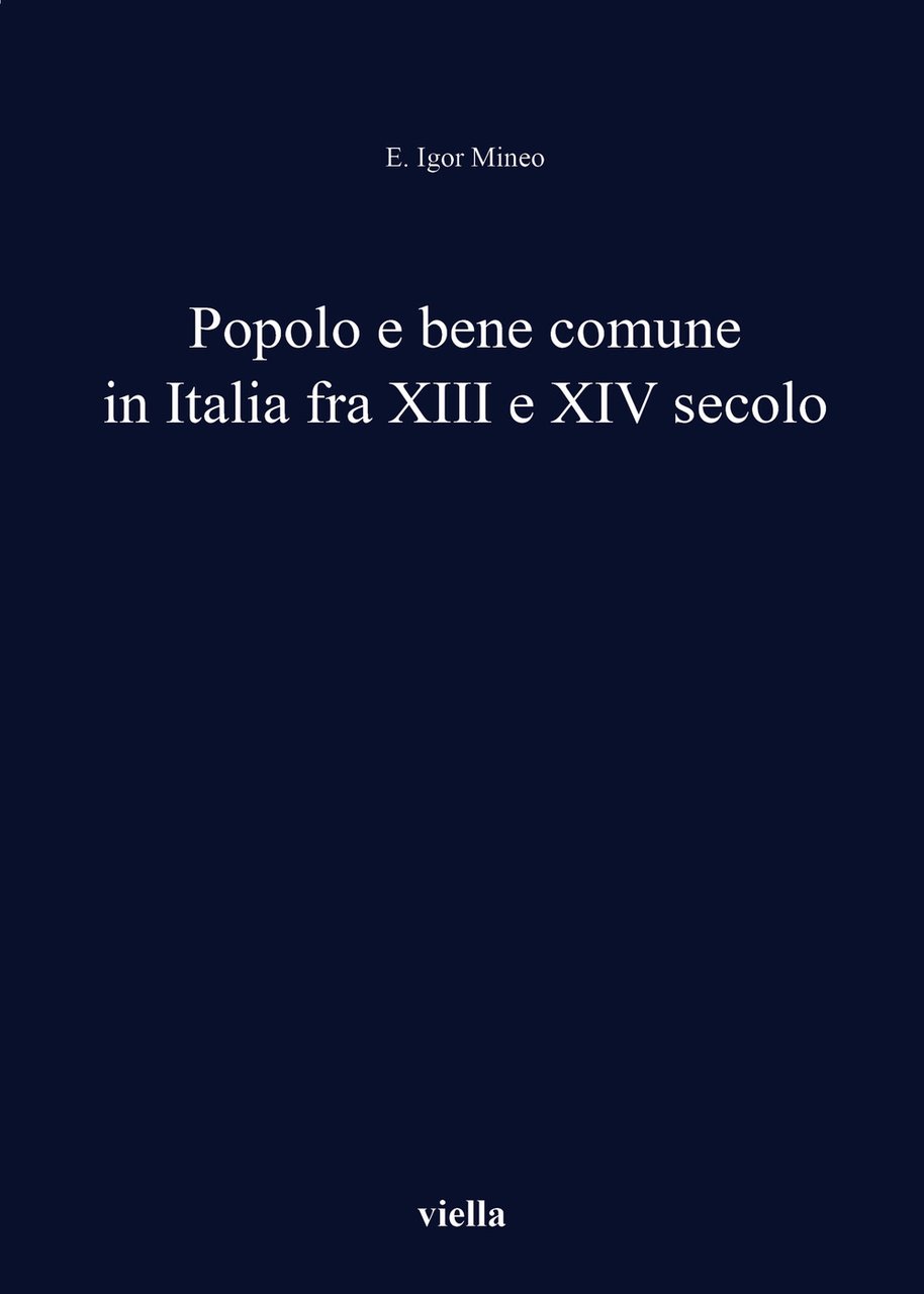 Popolo e bene comune in Italia fra XIII e XIV …