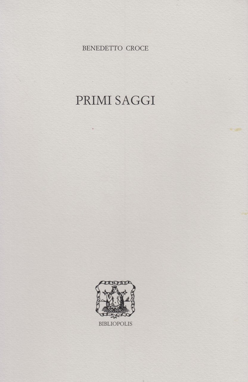 Primi saggi | Immagine principale