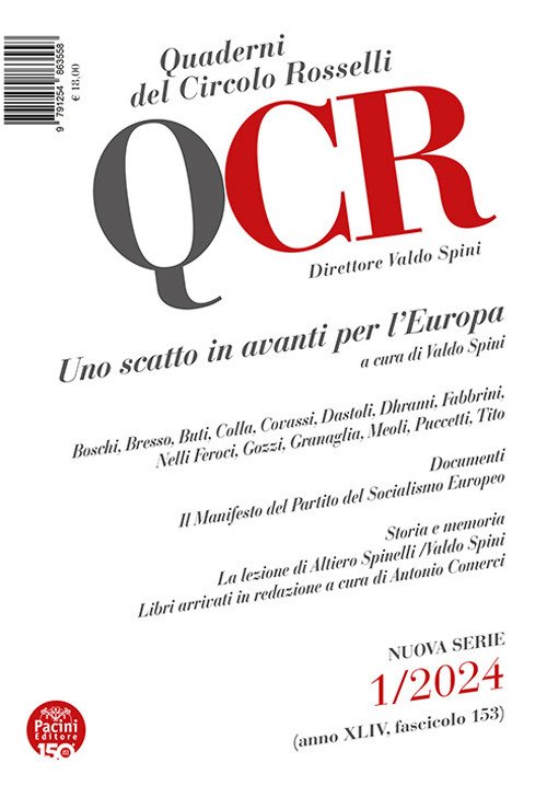 QCR. Quaderni del Circolo Rosselli (2024). Vol. 1: Uno scatto …