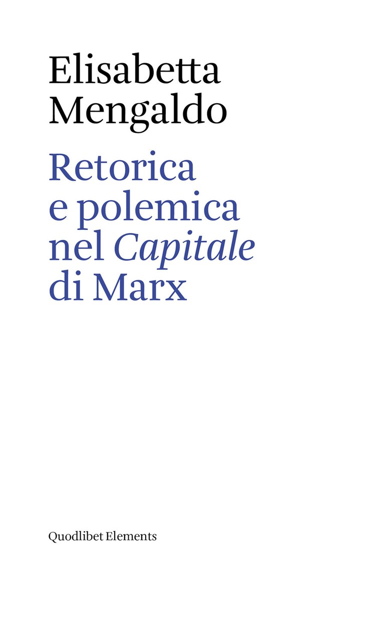 Retorica e polemica nel «Capitale» di Marx | Immagine principale
