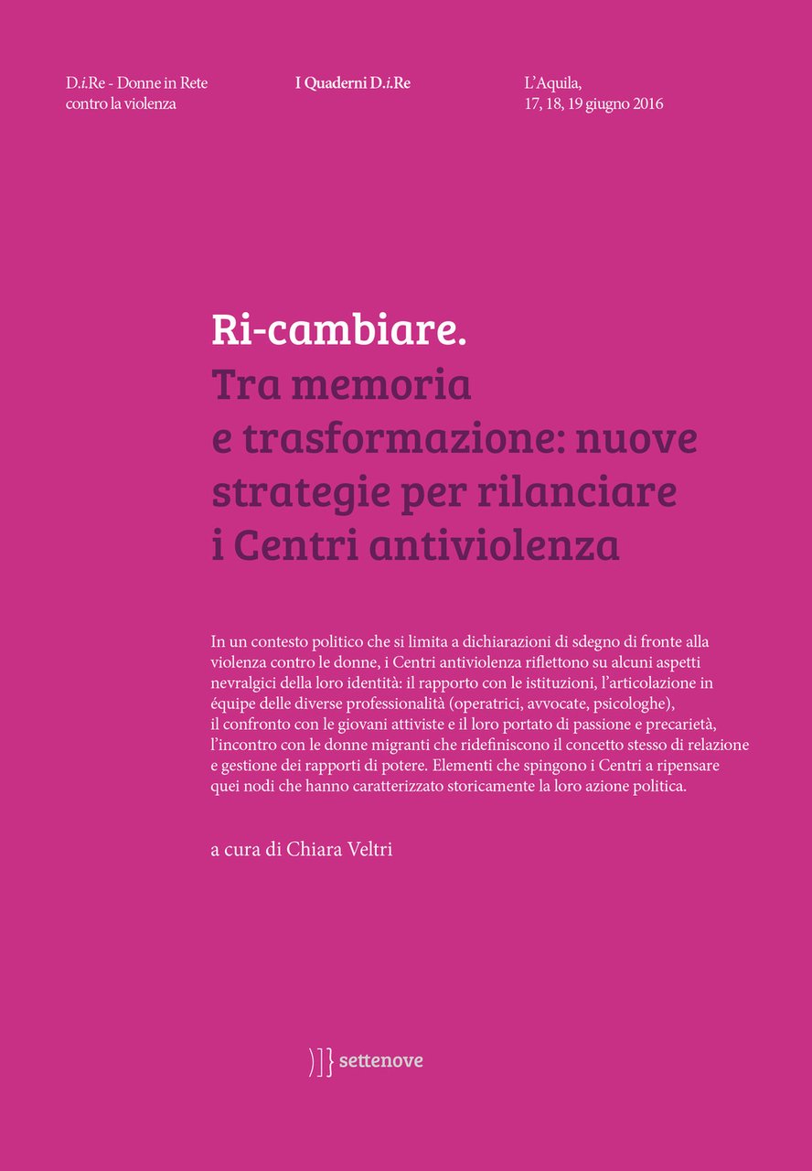 Ri-cambiare. Tra memoria e trasformazione: nuove strategie per rilanciare i … | Immagine principale