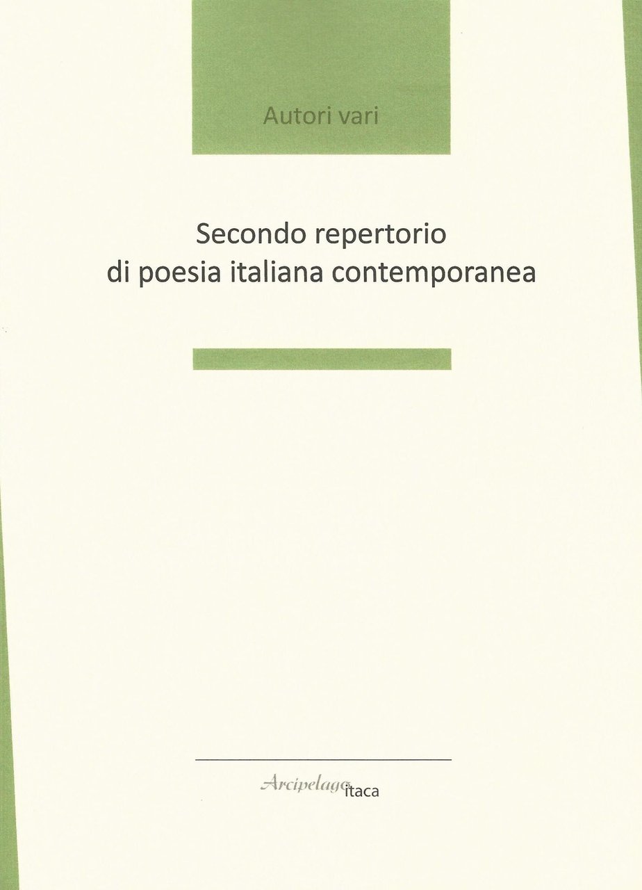 Secondo repertorio di poesia italiana contemporanea | Immagine principale
