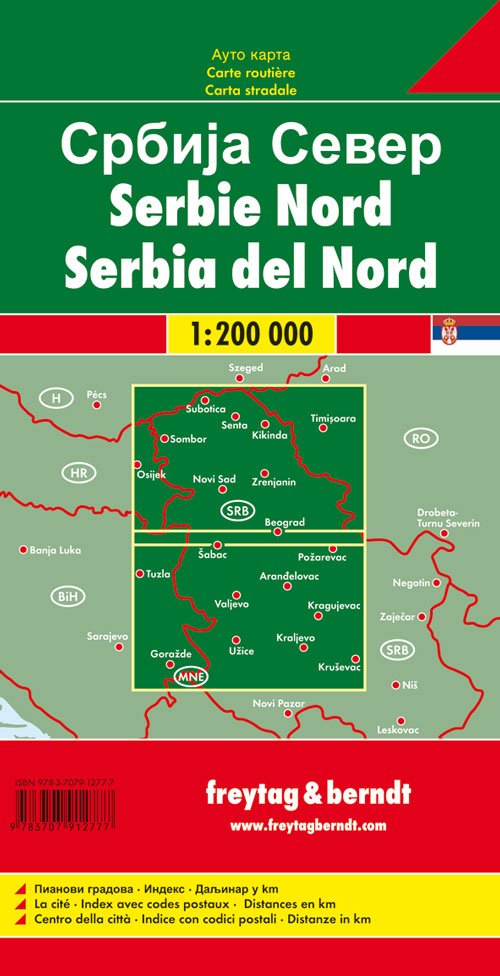 Serbia nord 1:200.000