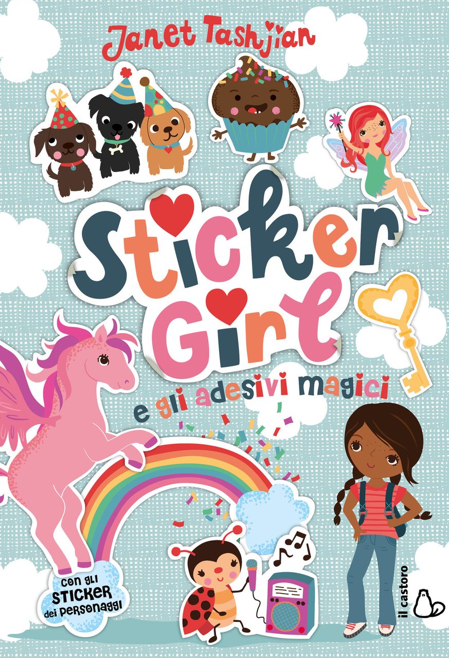 Sticker girl e gli adesivi magici. Con adesivi | Immagine principale
