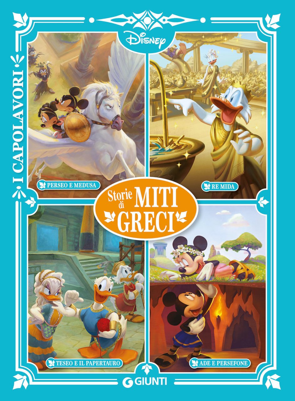 Storie di miti greci. Perseo e Medusa, Re Mida, Teseo …
