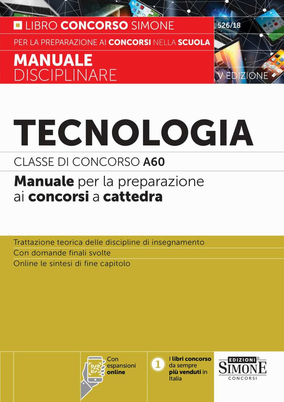 Tecnologia. Classe di concorso A60. Manuale per la preparazione ai …