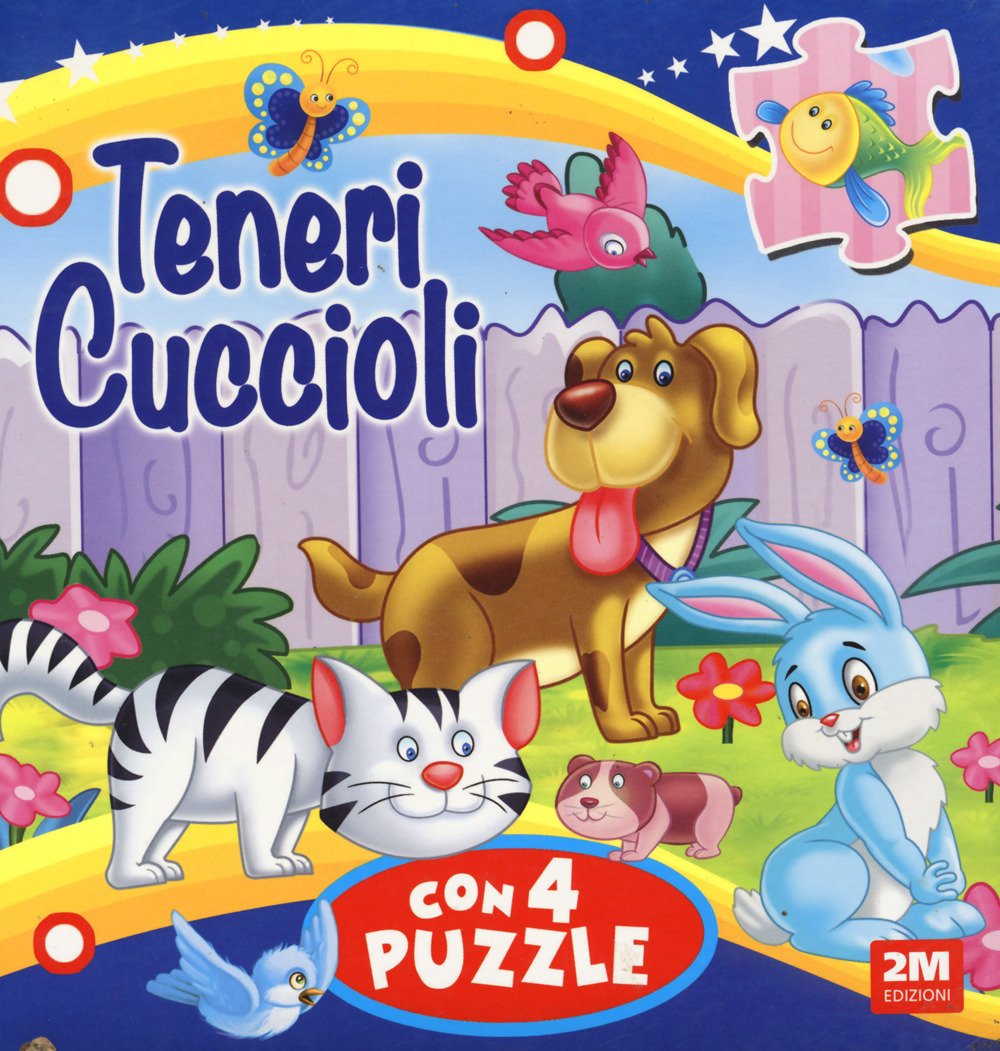 Teneri cuccioli. Libro puzzle. Ediz. a colori | Immagine principale