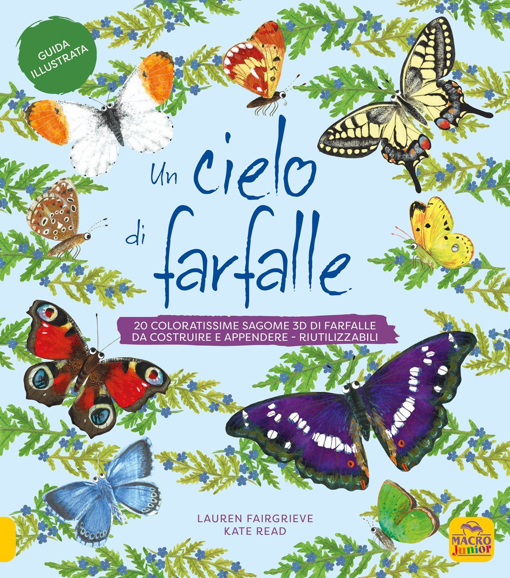 Un cielo di farfalle. 20 coloratissime sagome 3D di farfalle …