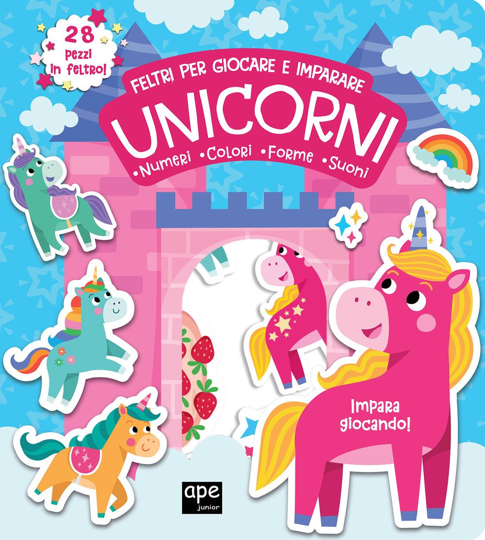 Unicorni. Feltri per giocare e imparare. Ediz. a colori | Immagine principale