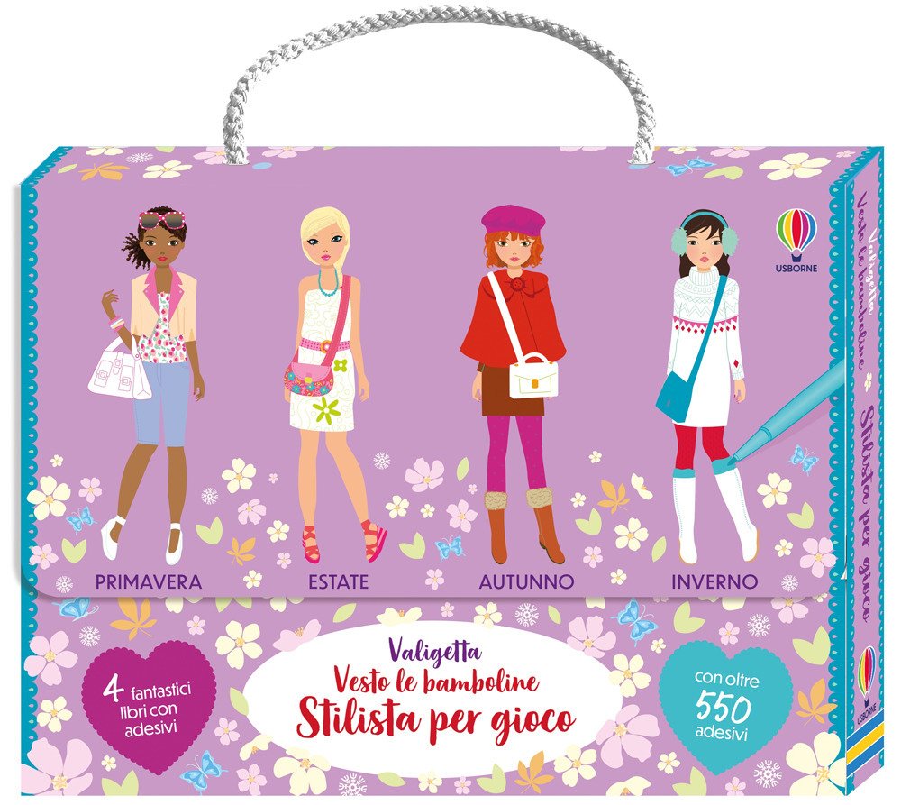 Valigetta Vesto le bamboline. Stilista per gioco. Con adesivi | Immagine principale