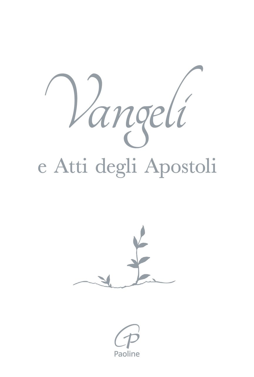 Vangelo e Atti degli Apostoli. Copertina bianca e argento. Ediz. …