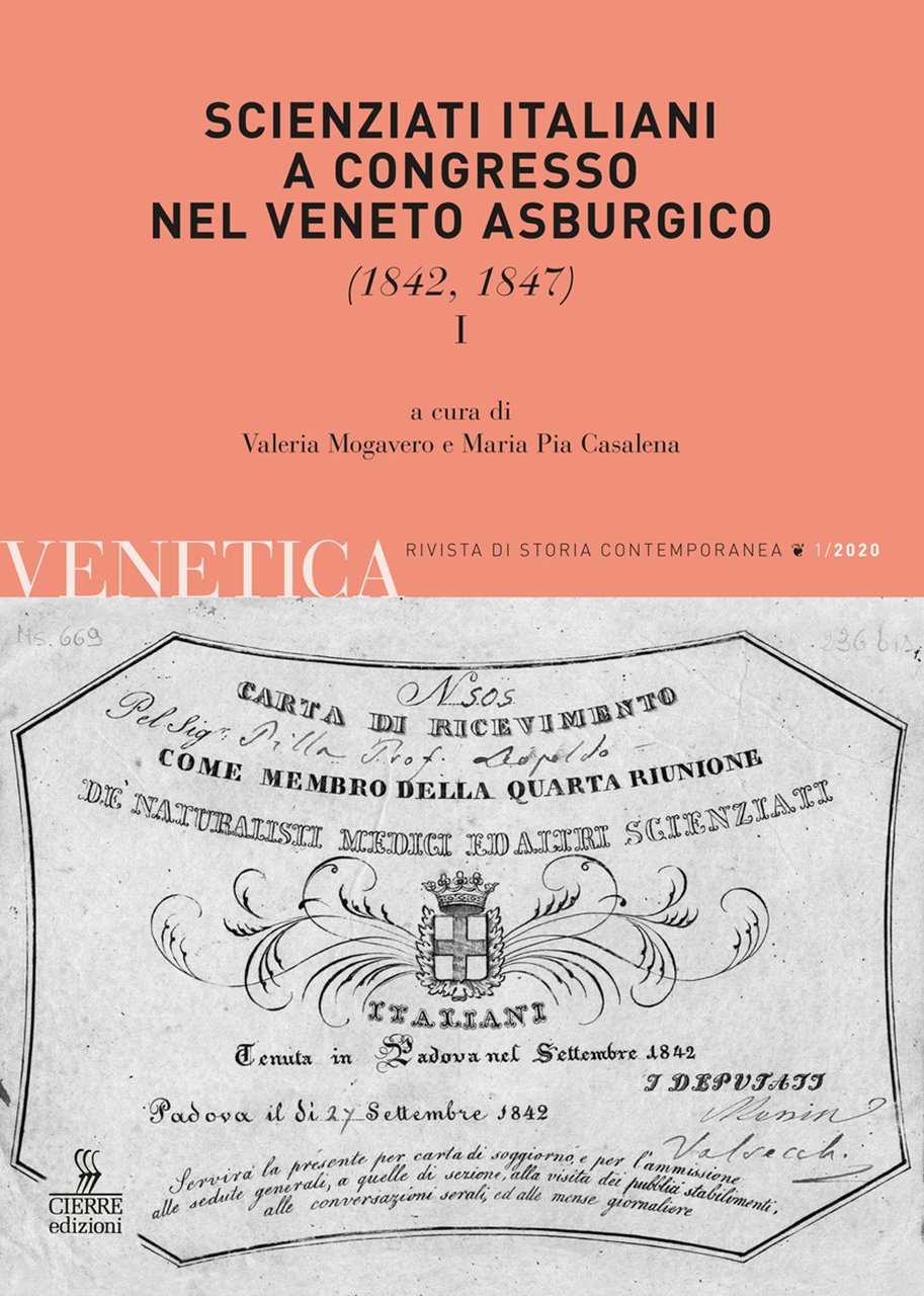 Venetica. Annuario di storia delle Venezie in età contemporanea (2020). …