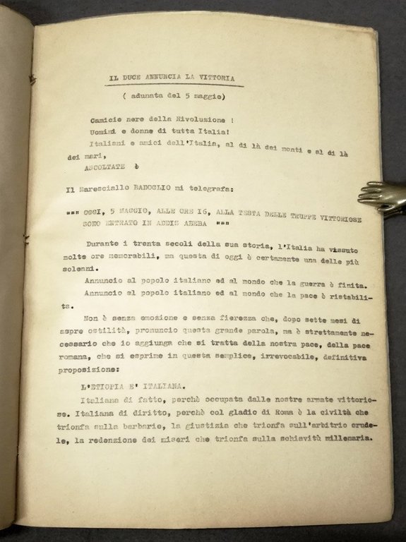 A.O.I. Guerra di Etiopia. Bollettini dell'impresa coloniale italiana in Africa …