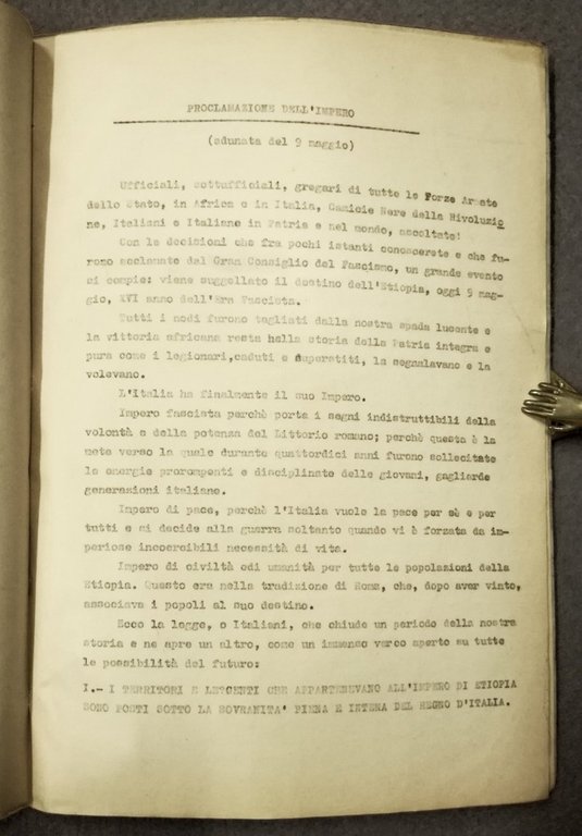 A.O.I. Guerra di Etiopia. Bollettini dell'impresa coloniale italiana in Africa …