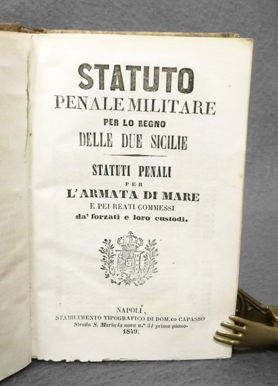 [Addizioni alle cinque parti del Codice per lo Regno delle …