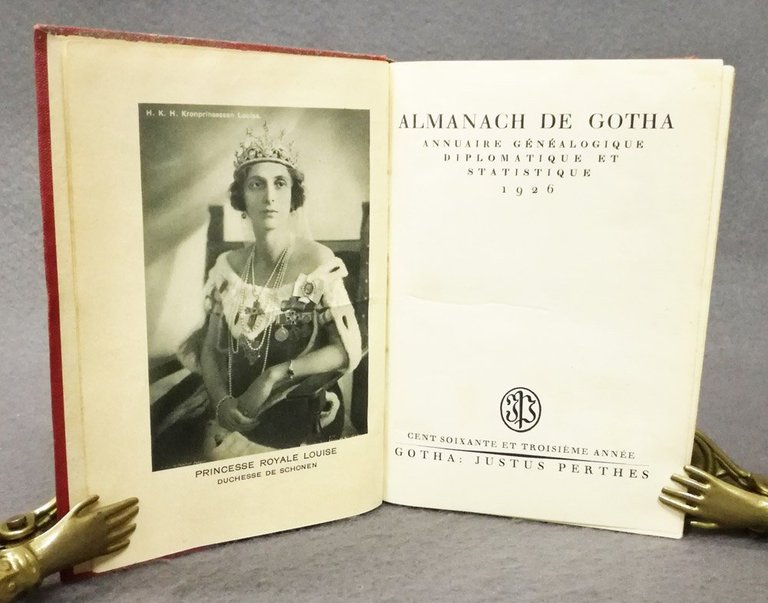 Almanach de Gotha. Annuaire genealogique diplomatique et statistique 1926